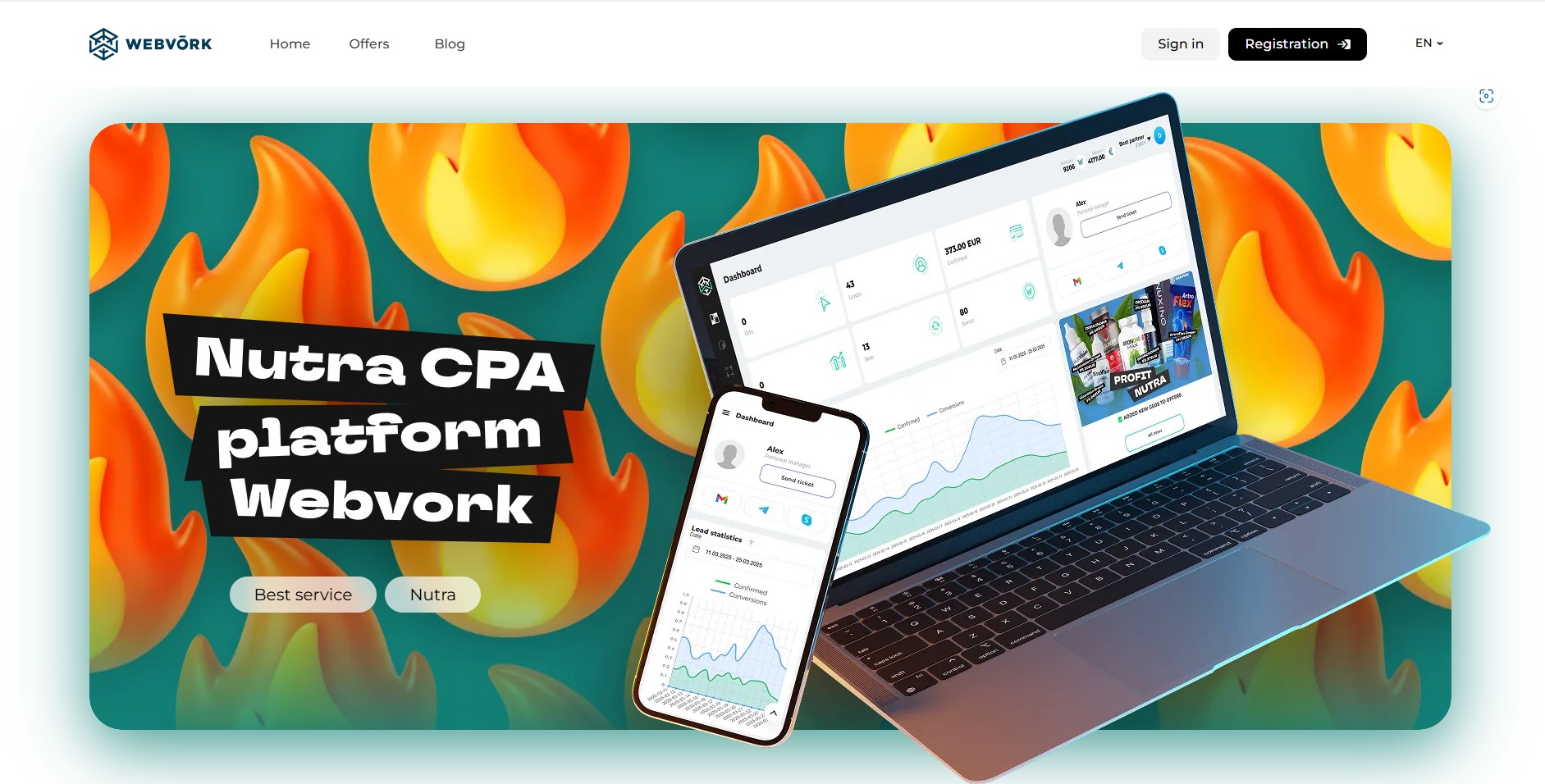 Programme d'affiliation Webvork