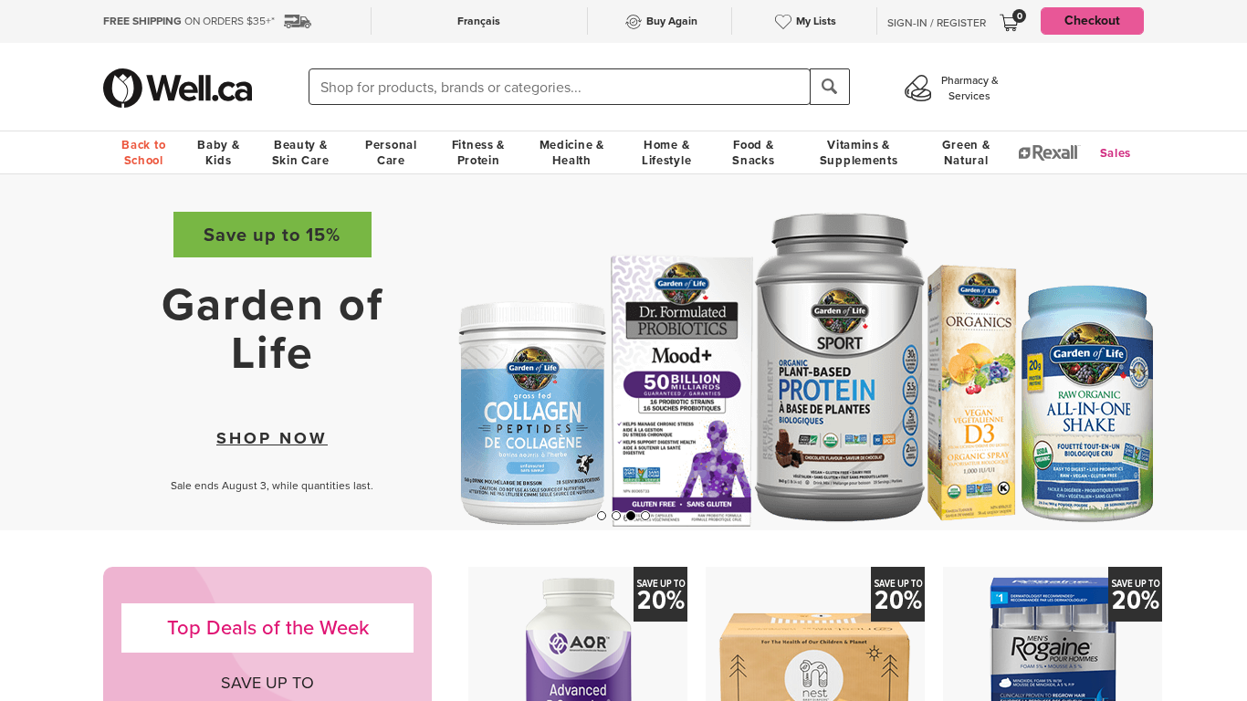 Programme d’affiliation Well.ca