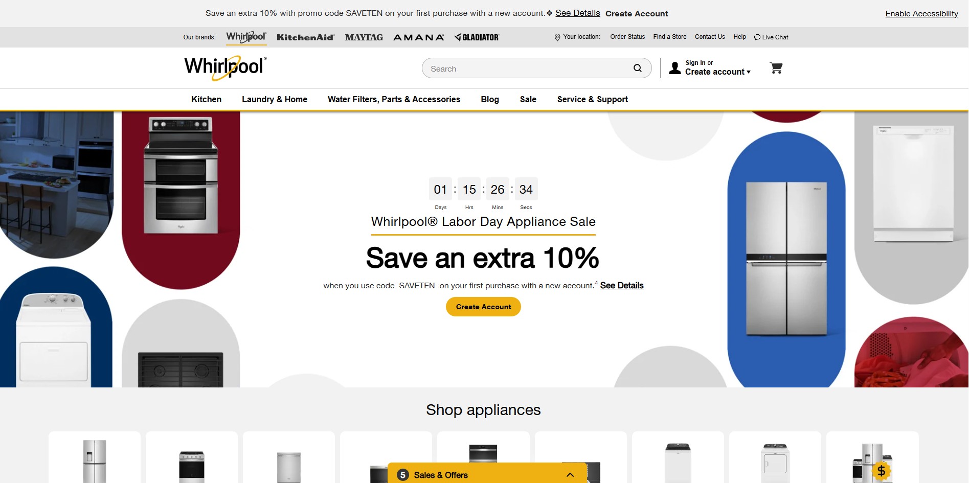 Programme d'affiliation Whirlpool