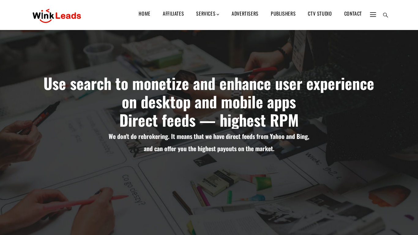 Programme d'affiliation WinkLeads