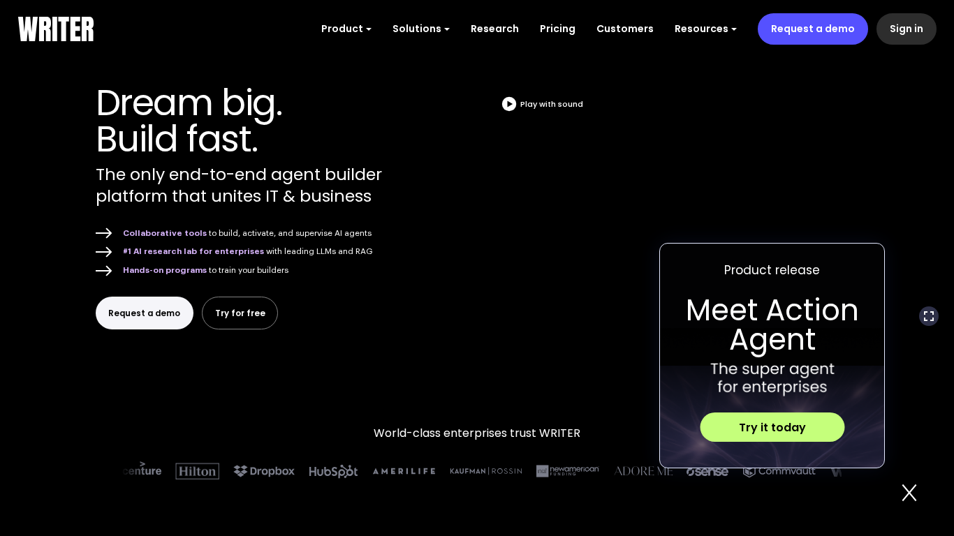 Programme d'affiliation Writer