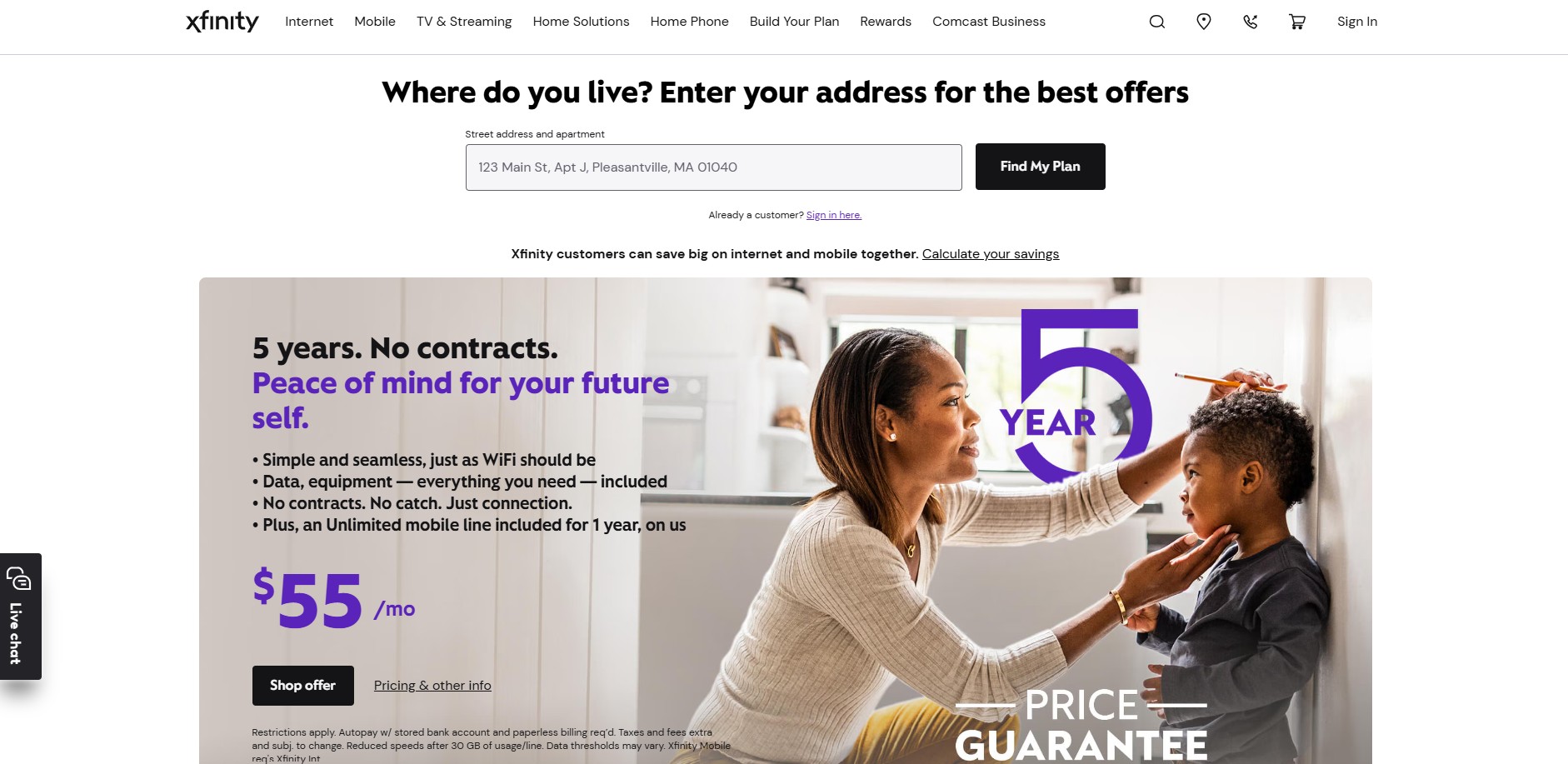 Programme d'affiliation Xfinity