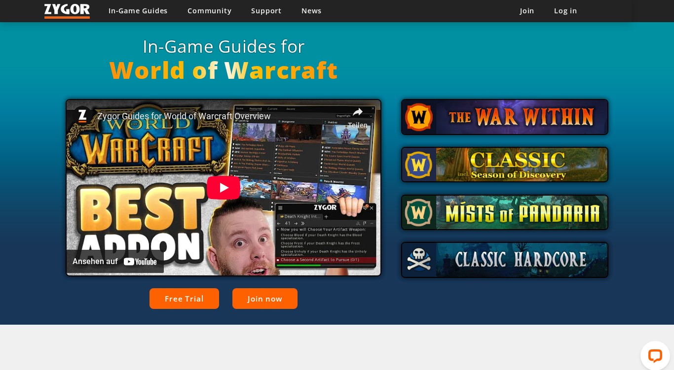 Programme d'affiliation Zygor Guides