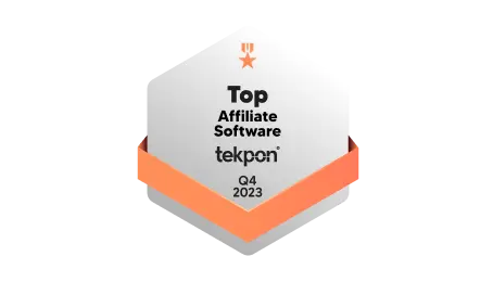 Récompenses Post Affiliate Pro : Top 10 Affiliate Marketing Software 2023 par Tekpon