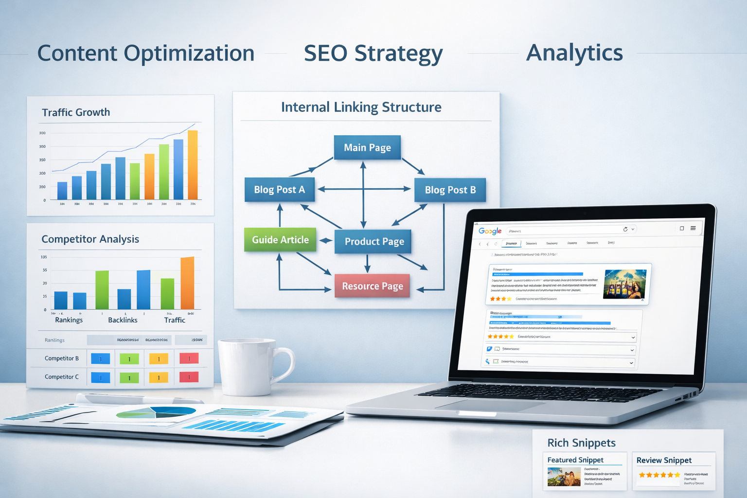 Stratégie d’optimisation de contenu : 7 techniques éprouvées pour booster votre classement
