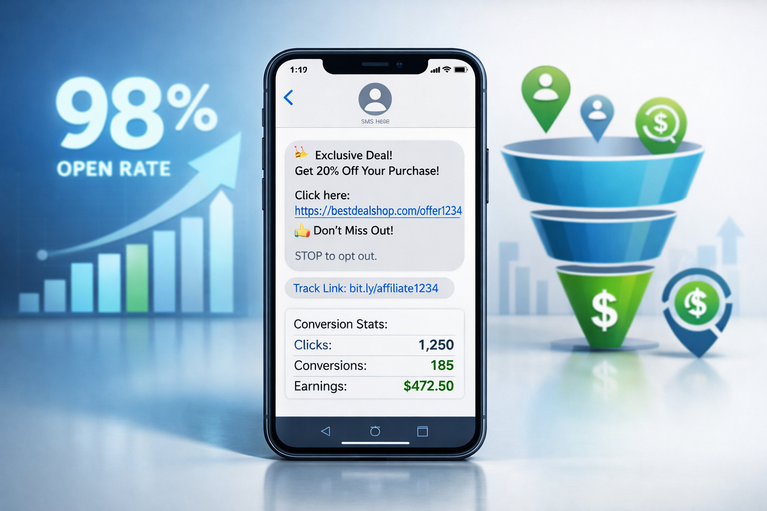 Marketing d'affiliation par SMS : Guide complet pour des campagnes de messages texte à fort ROI