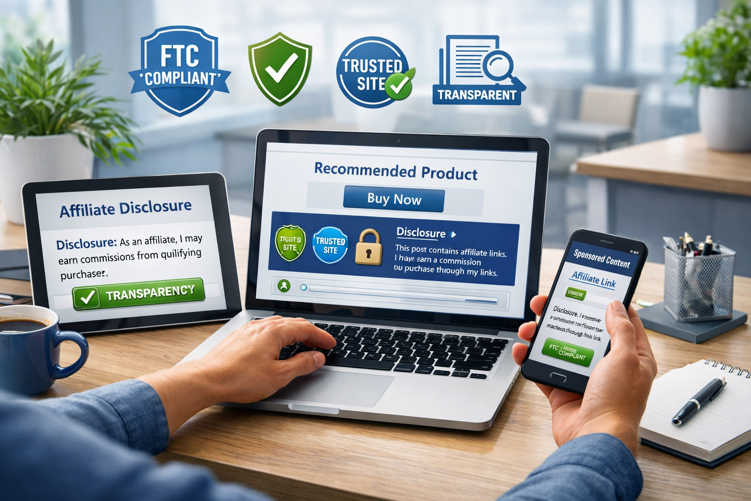 Pourquoi la divulgation des liens d’affiliation est importante : exigences légales et bonnes pratiques