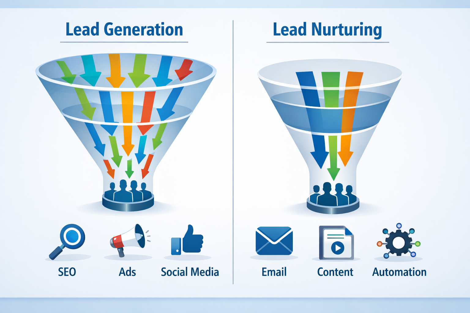Génération de leads vs Nurturing de leads : Principales différences et stratégies