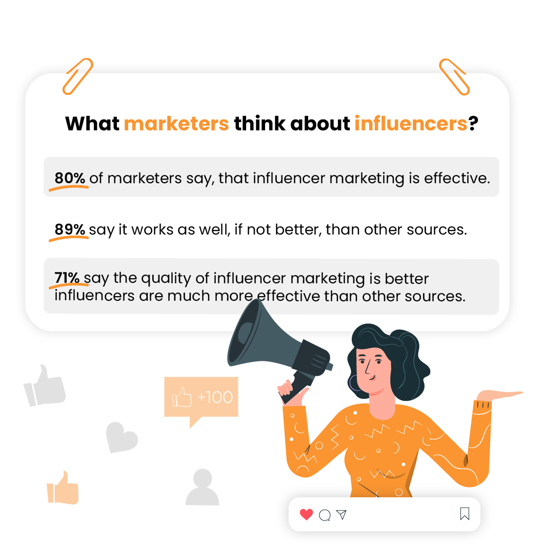 Ce que pensent les marketeurs des influenceurs
