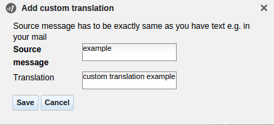 Post Affiliate Pro Custom Translation Dialog