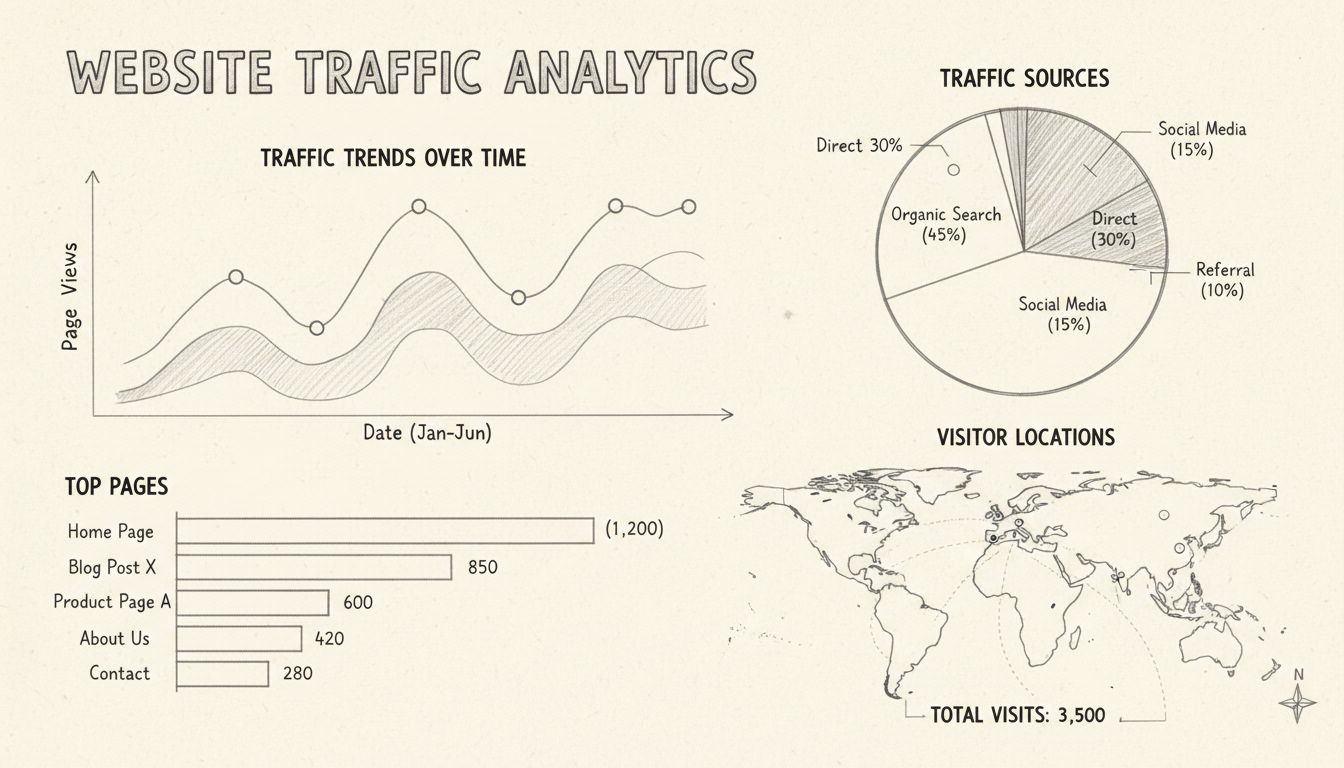 Comment puis-je vérifier le trafic de mon site web ? Guide complet sur l’analytique web