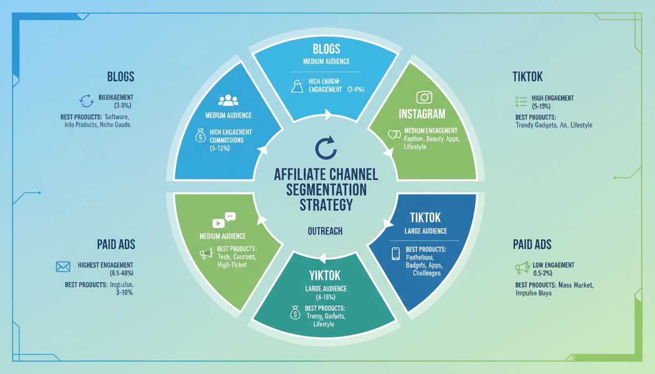 Pourquoi la segmentation des canaux est-elle importante dans le recrutement d'affiliés ?