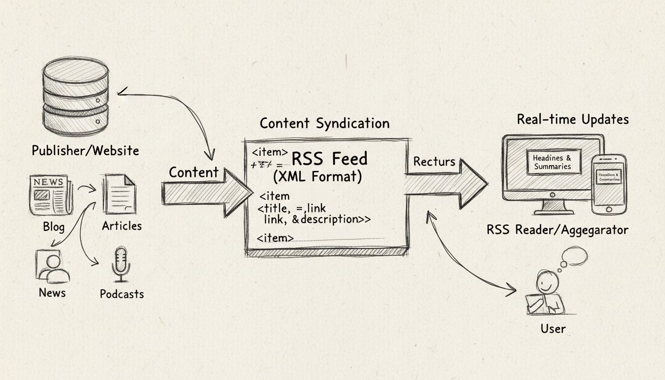 Quelles sont les fonctionnalités du Rich Site Summary (RSS) ?