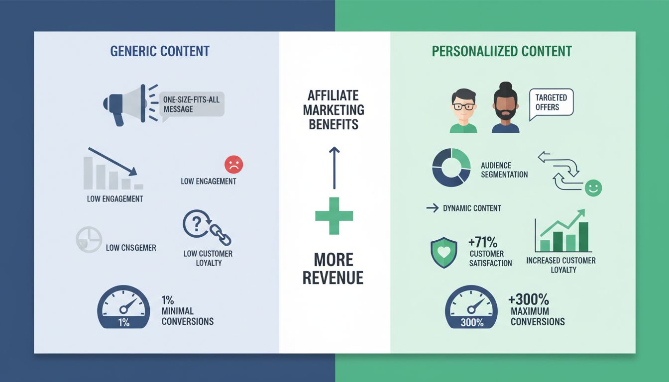 Comment la personnalisation du contenu profite-t-elle au marketing d'affiliation ?