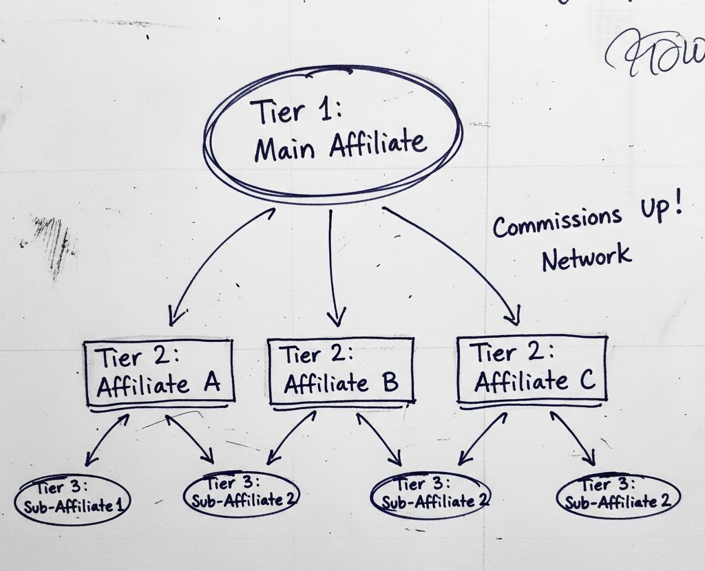 Image d'une structure d'affiliation multi-niveaux