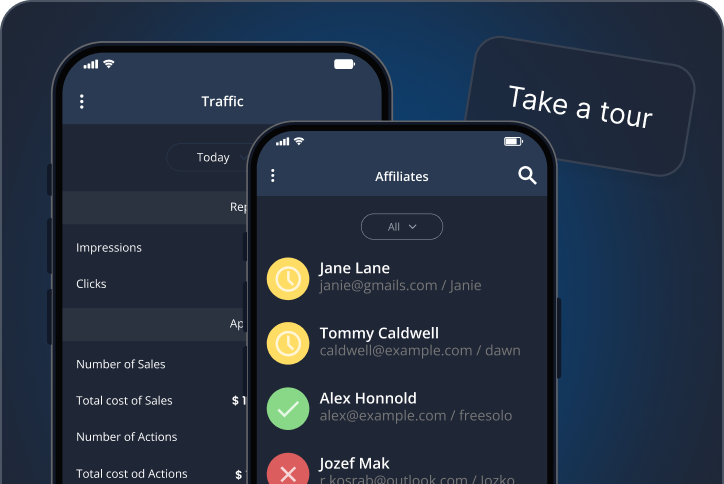 Faites une visite de Post Affiliate Pro