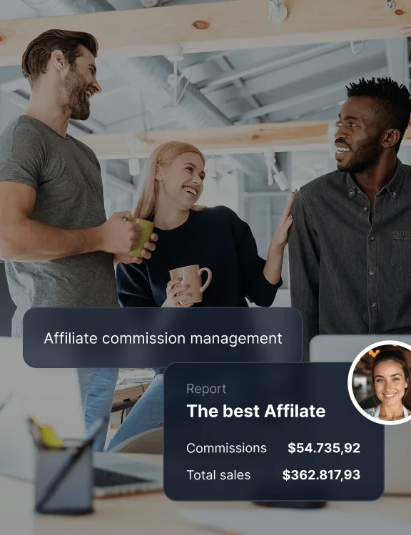 Illustration de commissions d'affiliation flexibles