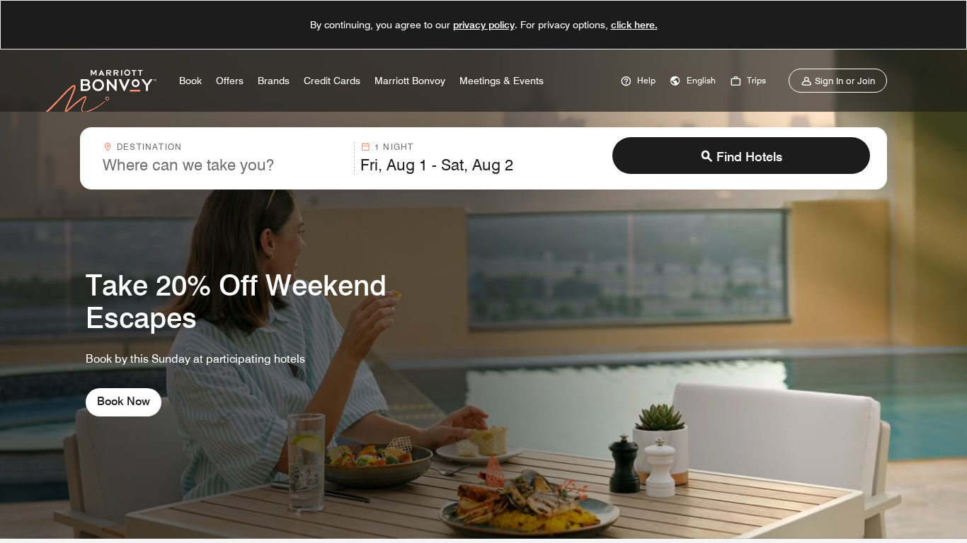 Programme d'affiliation Marriott