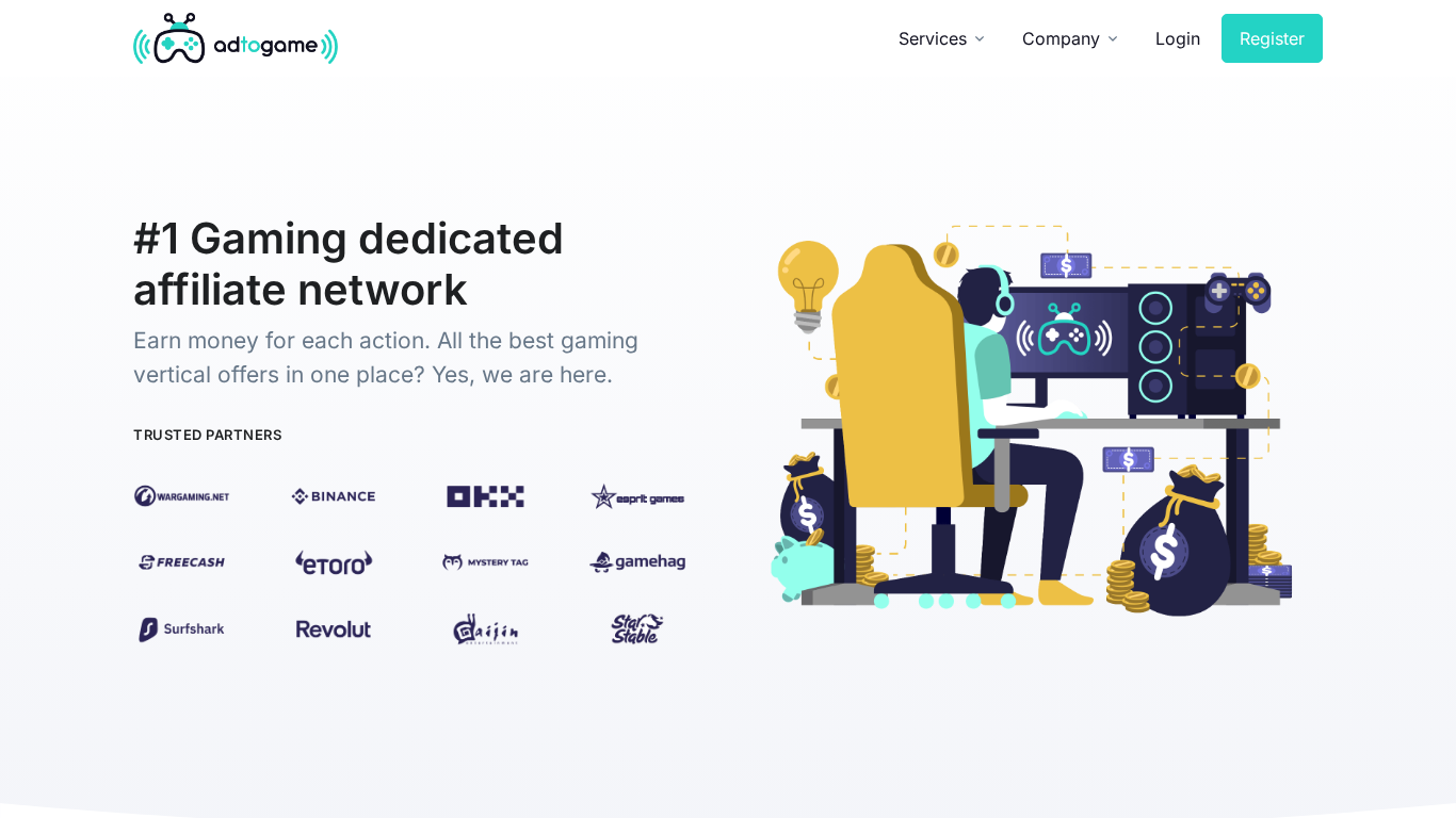 Programme d’affiliation Adtogame