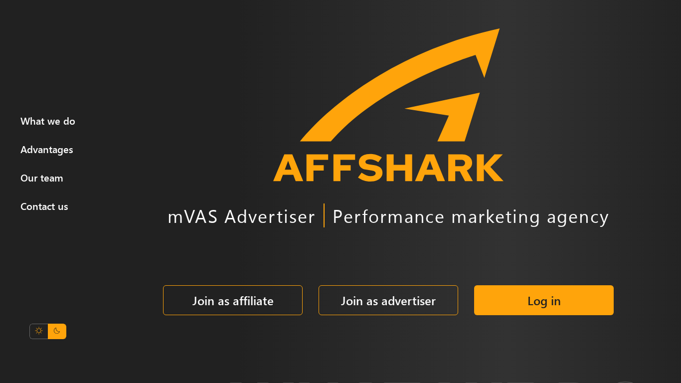 Programme d'affiliation Affshark