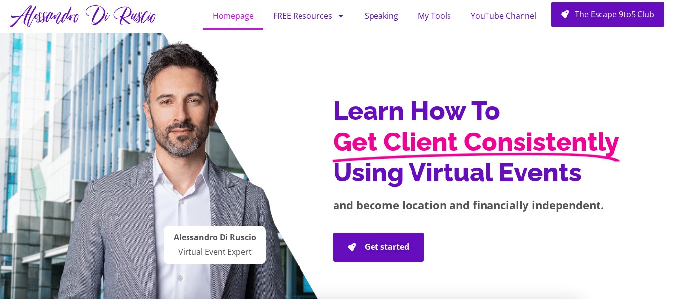 Programme d'affiliation Alessandro DI Ruscio