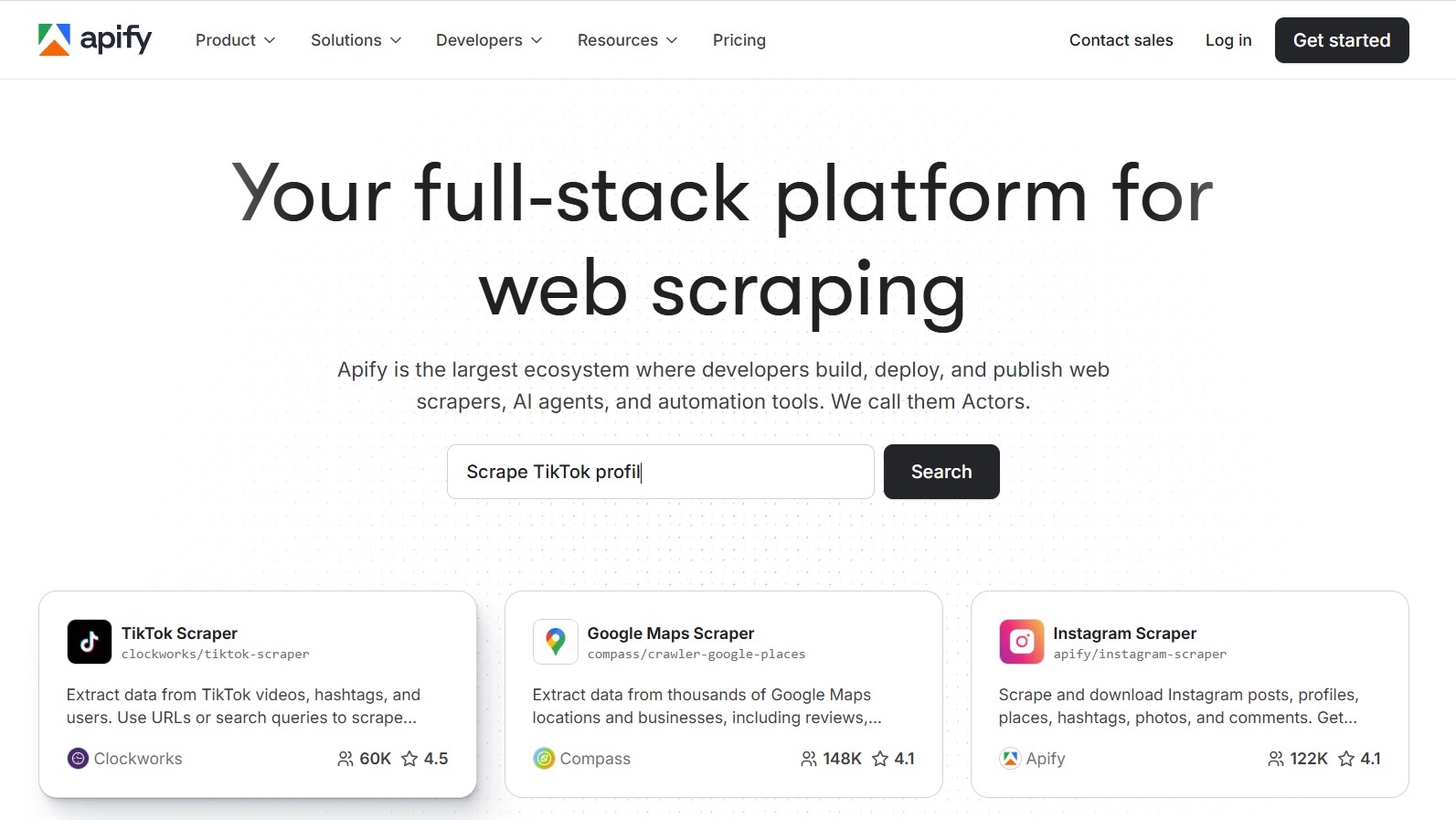 Programme d'affiliation Apify