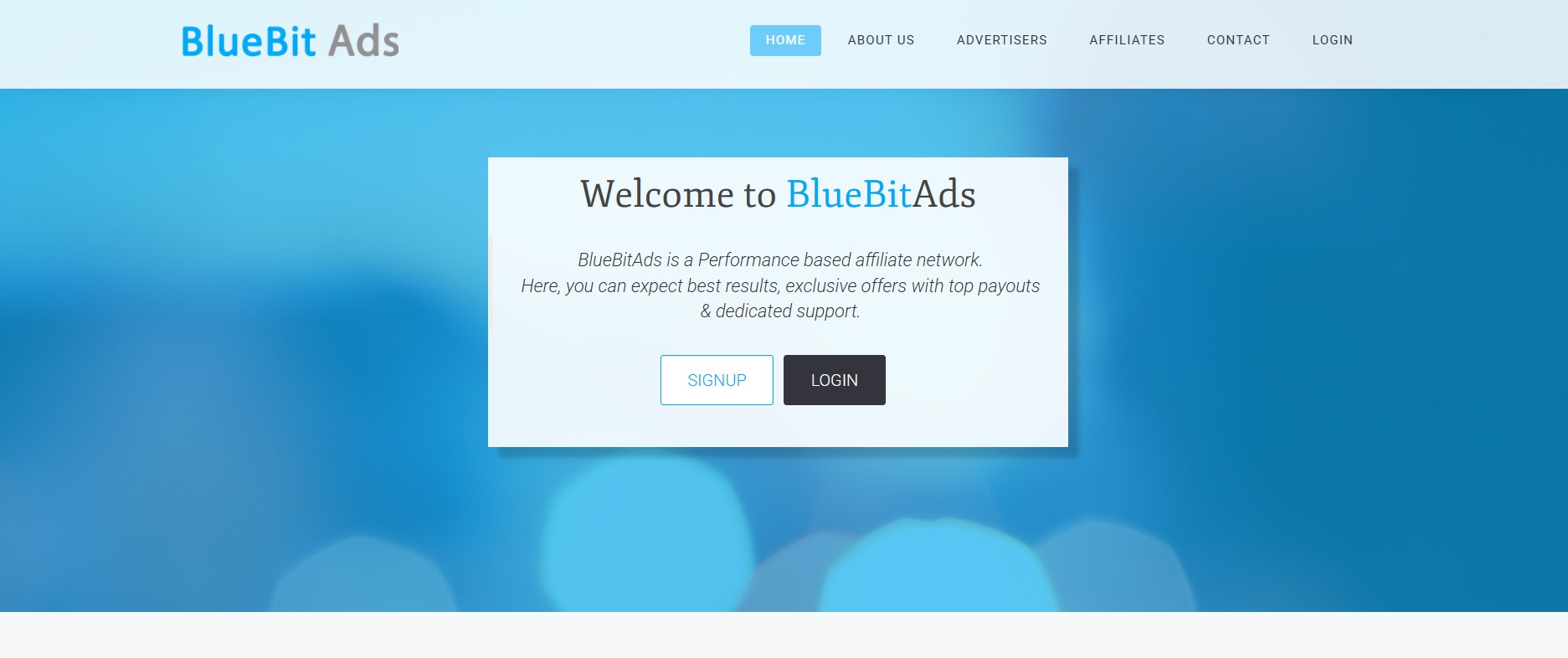 Programme d’affiliation BlueBit Ads