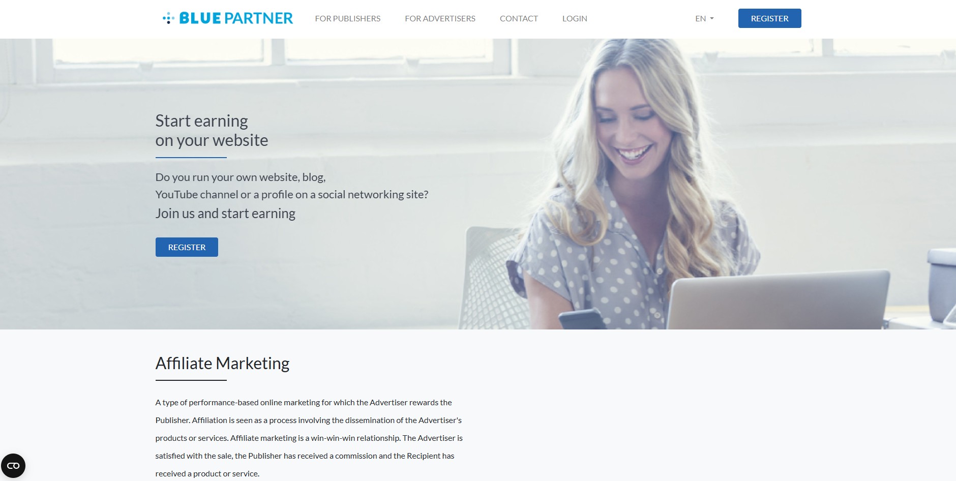 Programme d'affiliation Bluepartner
