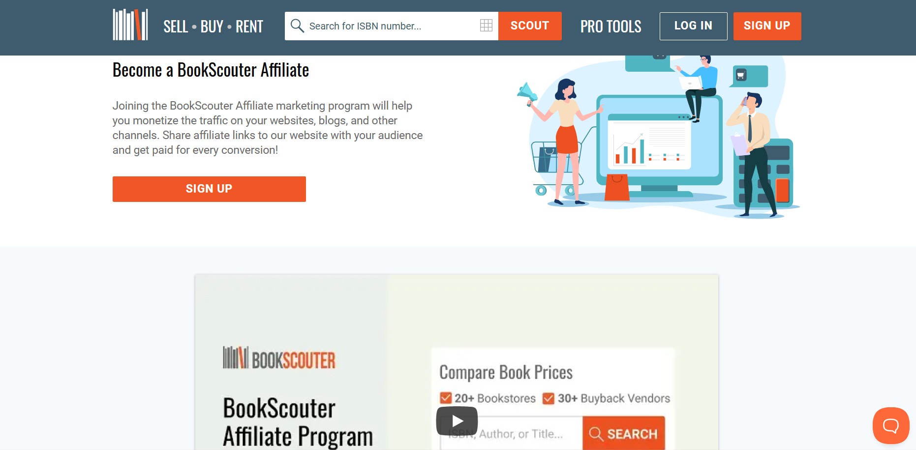 Programme d'affiliation BookScouter