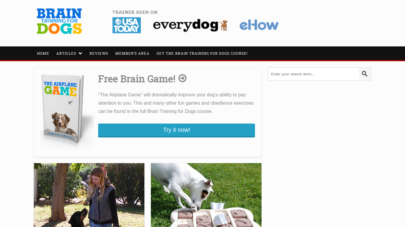 Programme d'affiliation Brain Training For Dogs