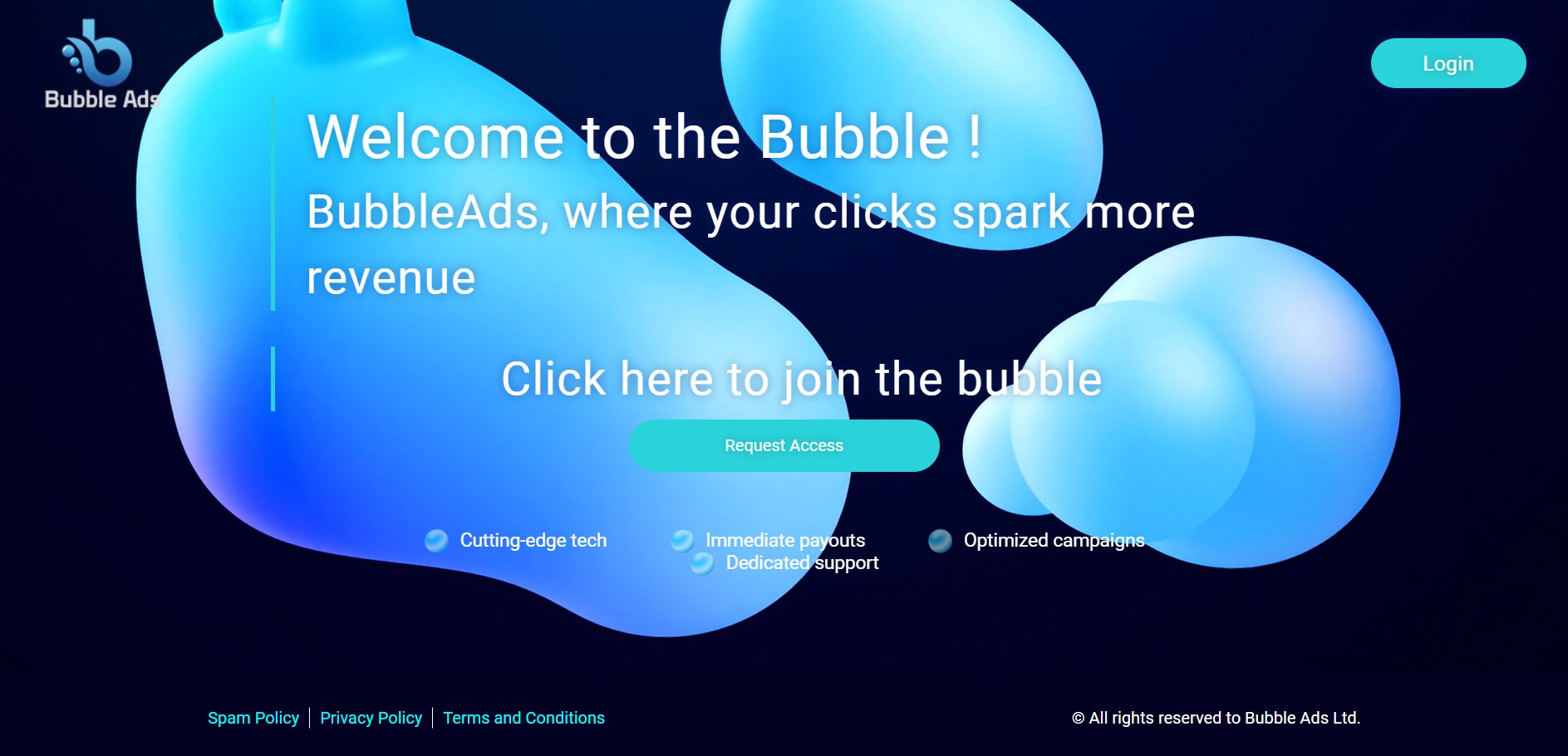 Programme d'affiliation BubbleAds