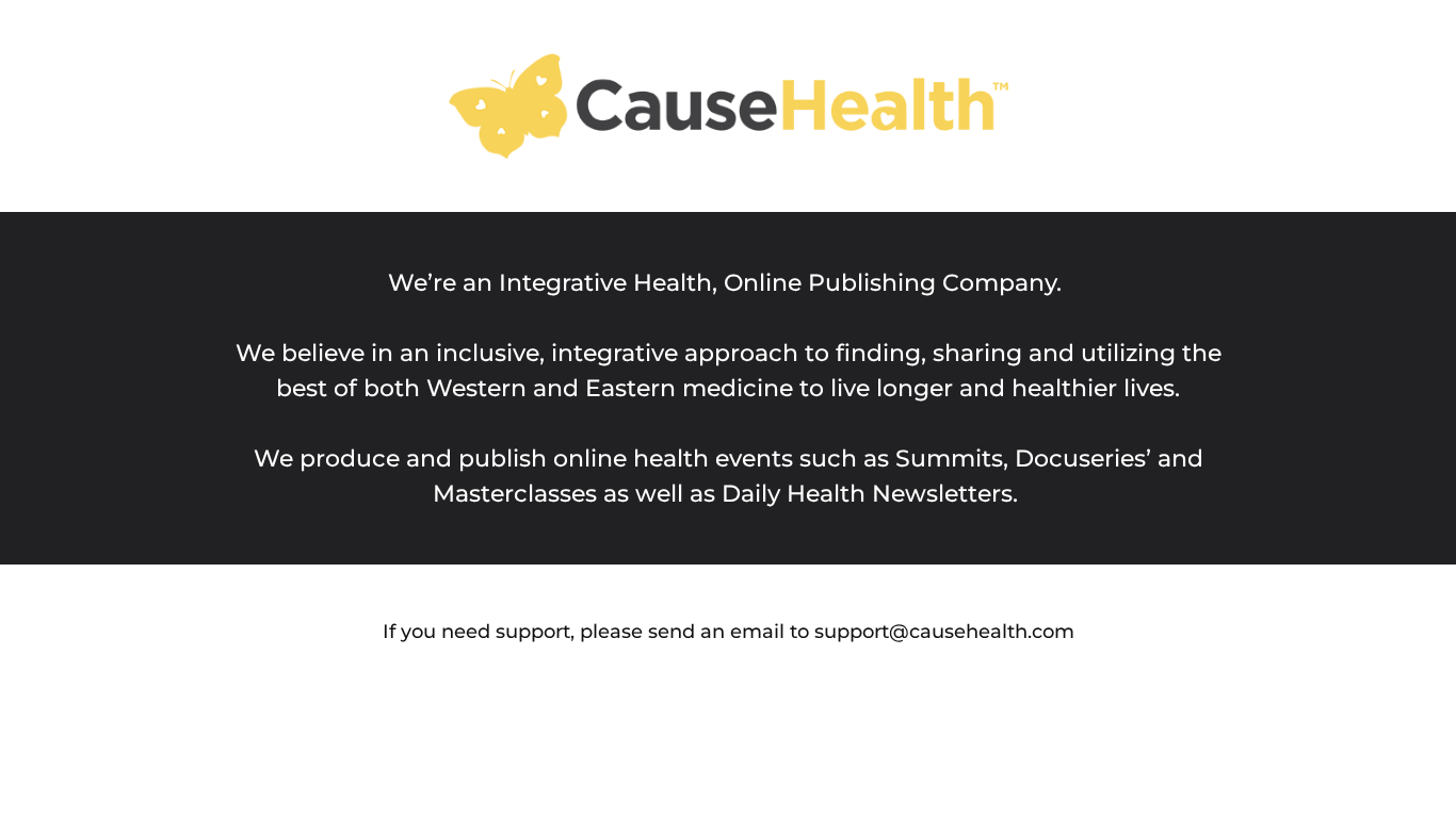 Programme d'affiliation Cause Health