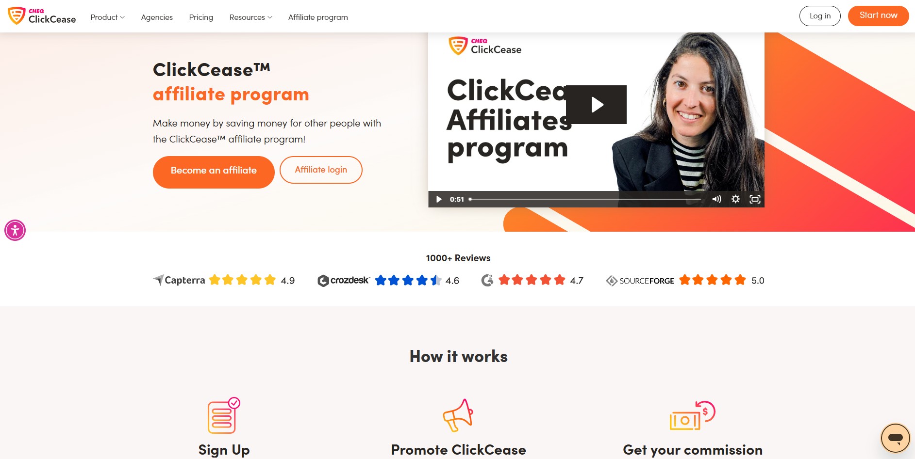 Programme d'affiliation ClickCease