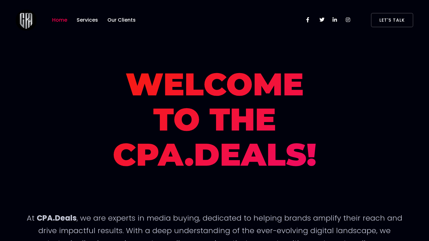 Programme d'affiliation CPA Deals