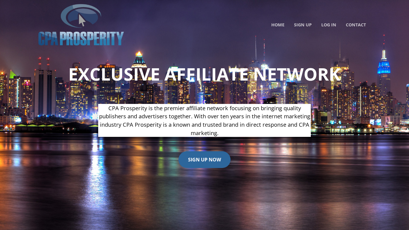 Programme d'affiliation CPA Prosperity