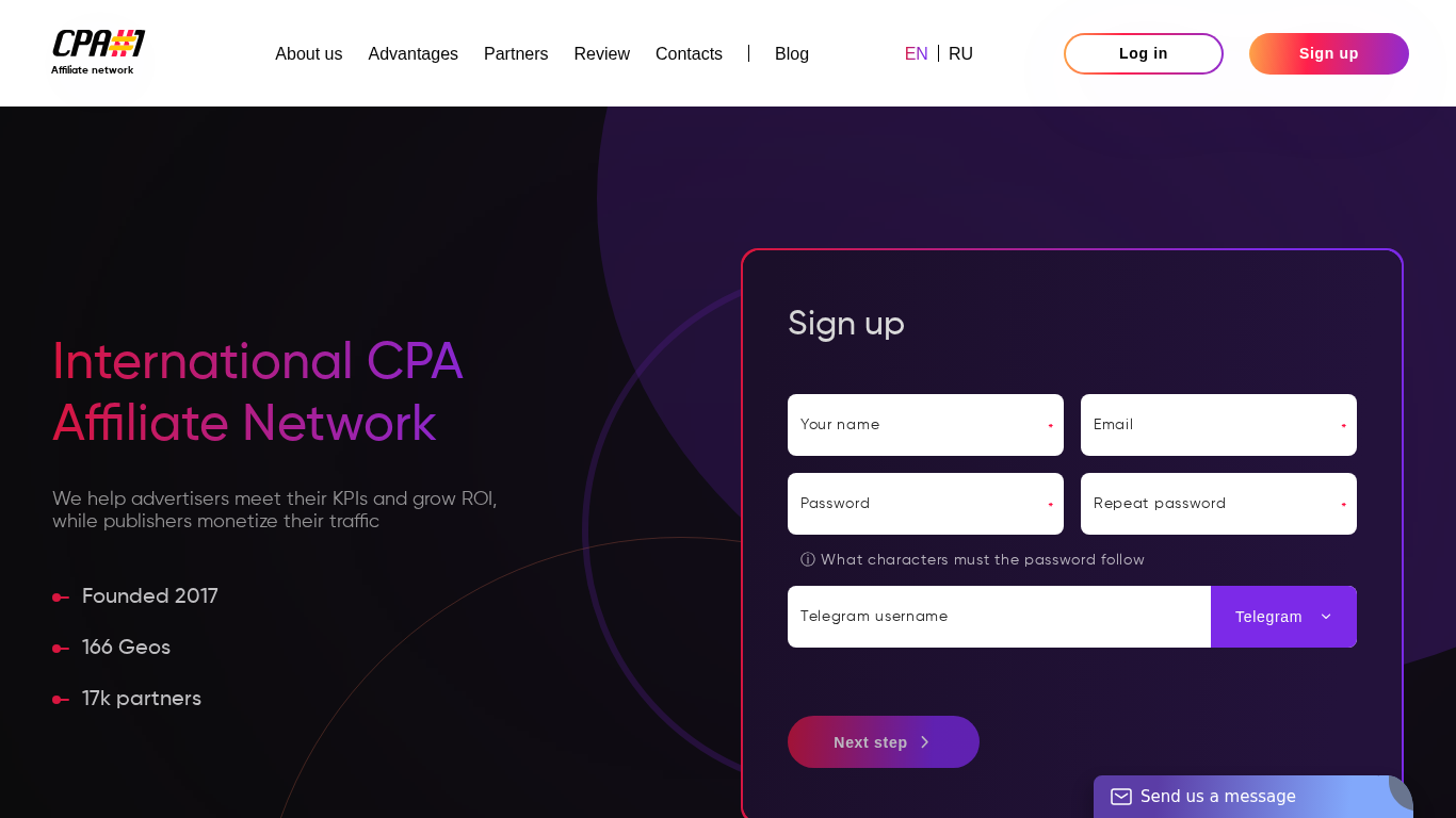 Programme d'affiliation CPA#1