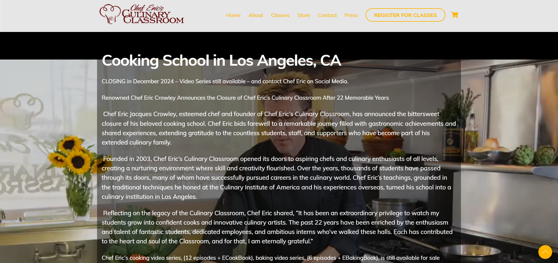 Programme d'affiliation Culinary Classroom