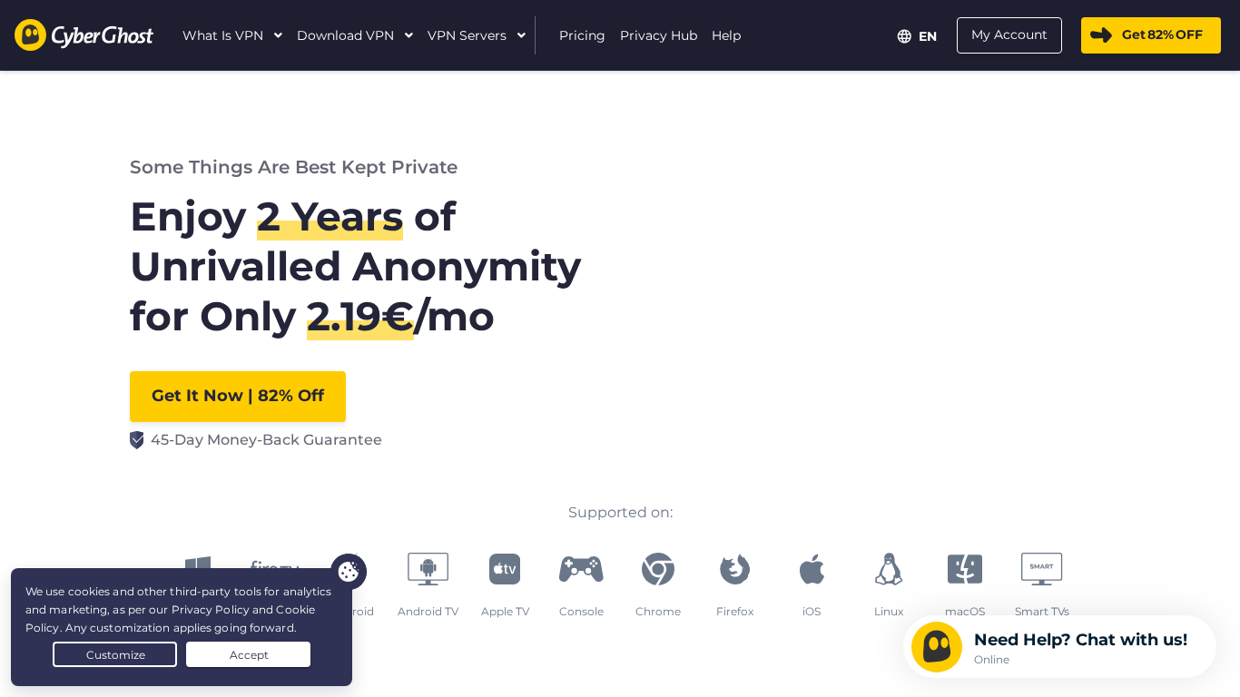 Programme d'affiliation CyberGhost VPN