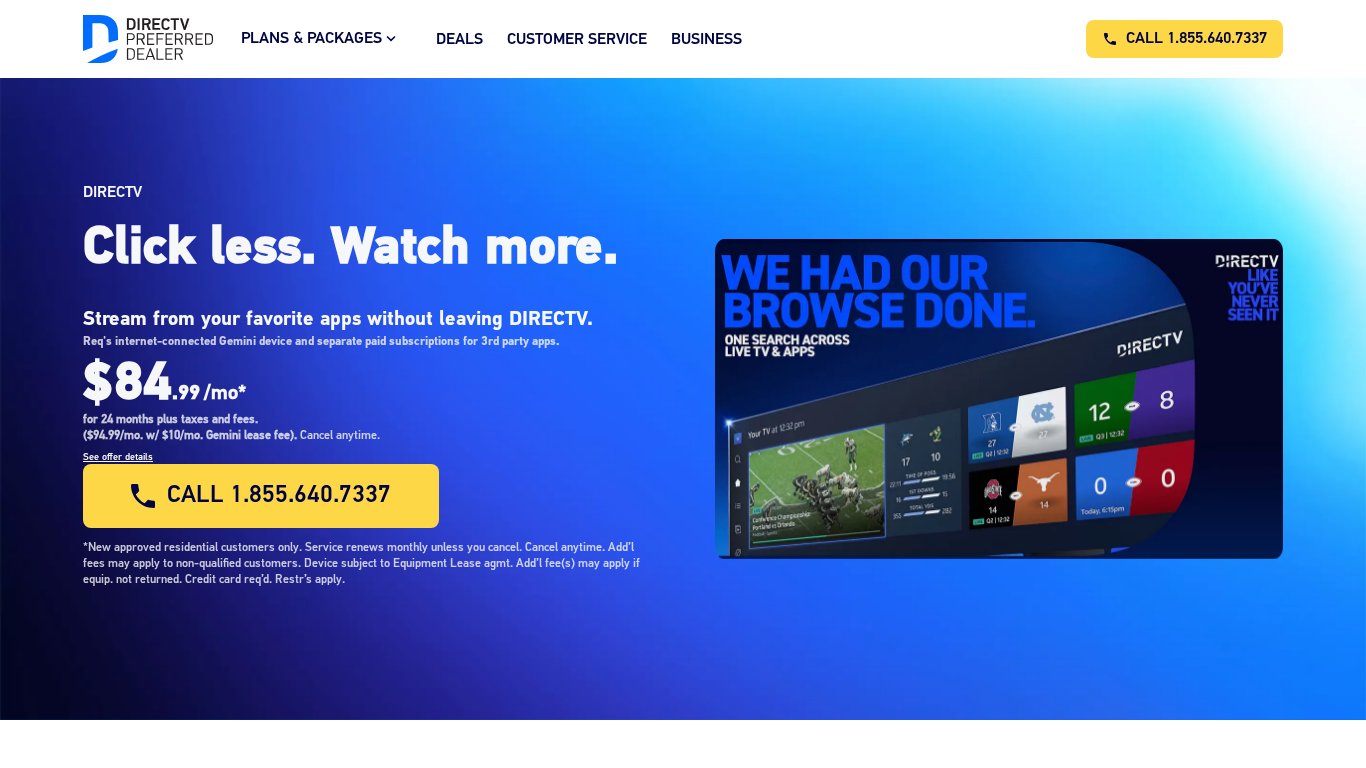 Programme d'affiliation DIRECTV