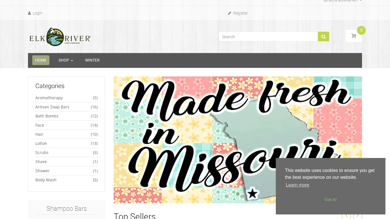 Programme d’affiliation Elk River Soap Company