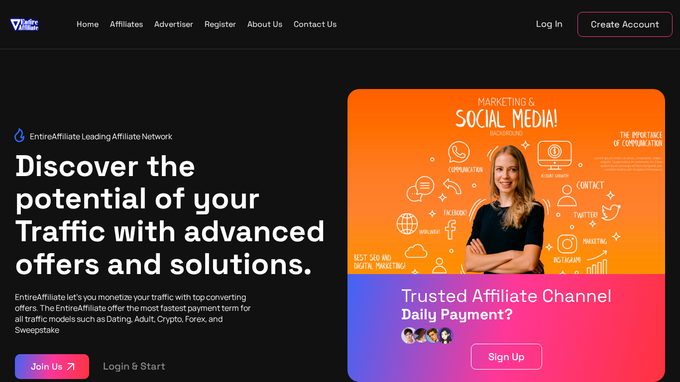 Programme d'affiliation EntireAffiliate Networks