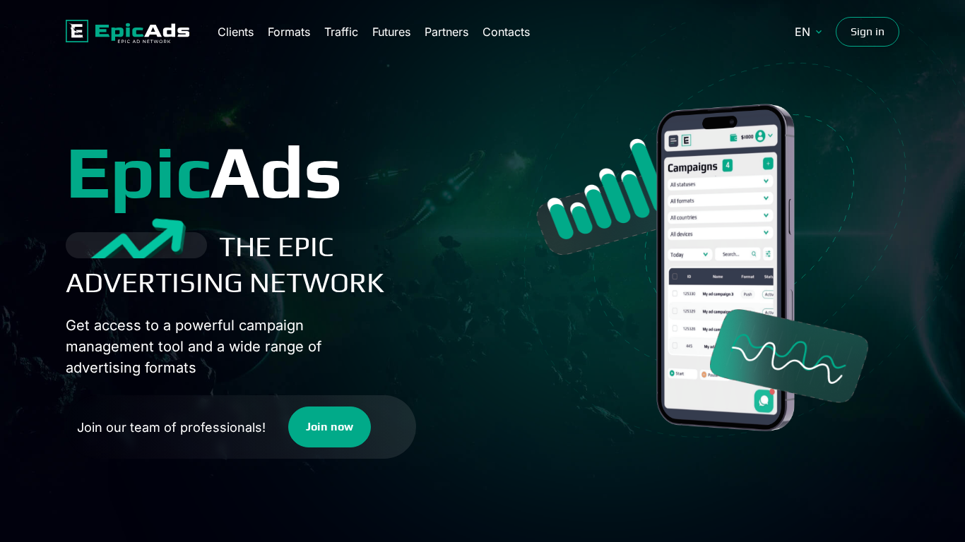 Programme d'affiliation EpicAds.Net