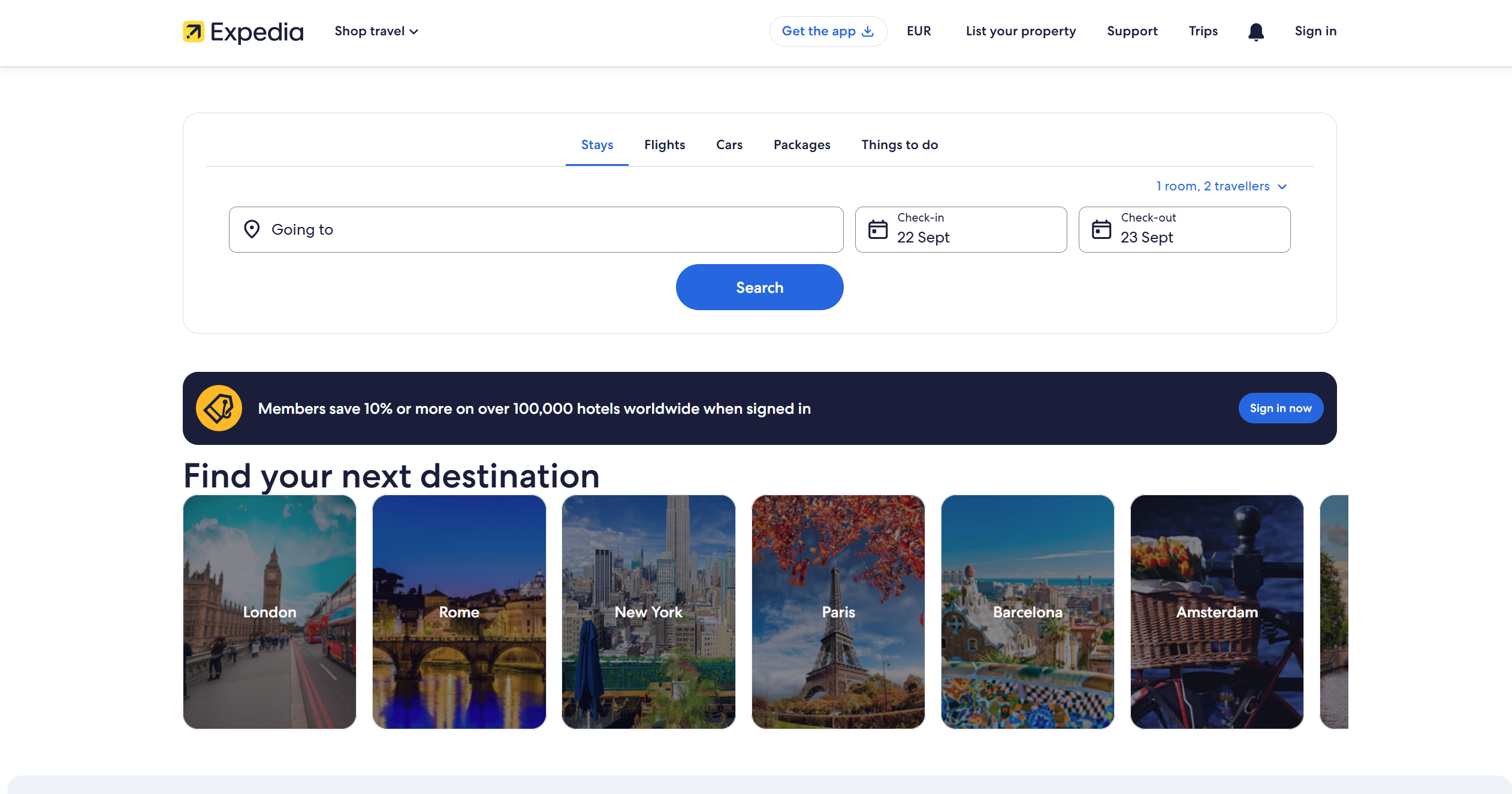 Programme d'affiliation Expedia
