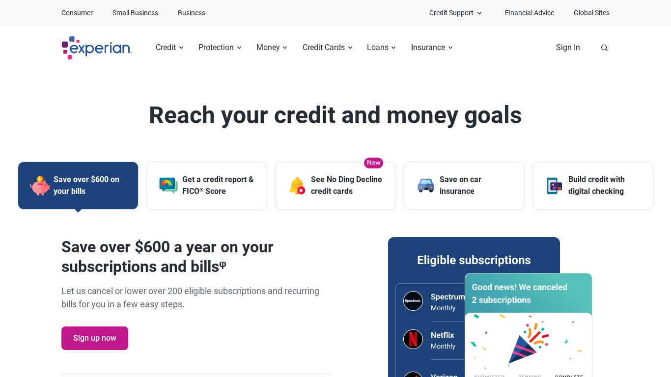 Programme d'affiliation Experian