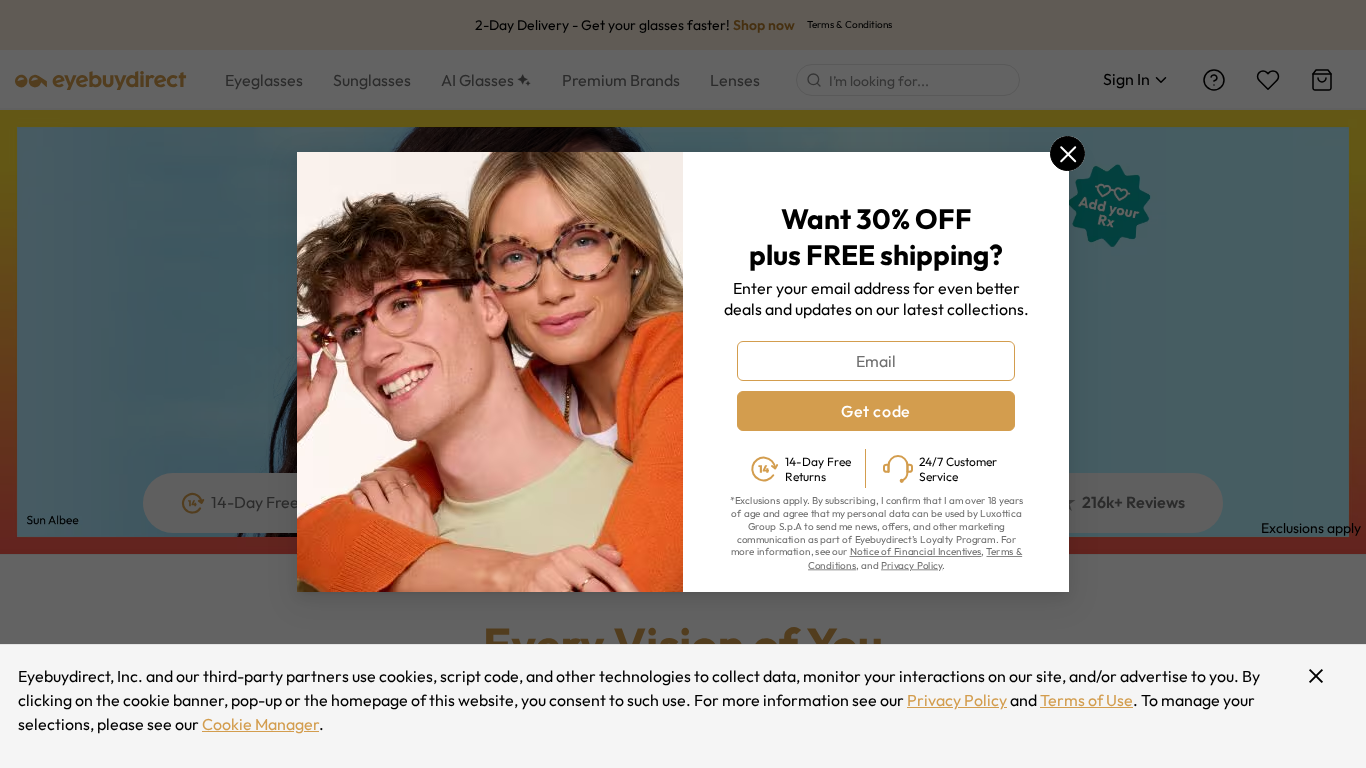 Programme d'affiliation EyeBuyDirect