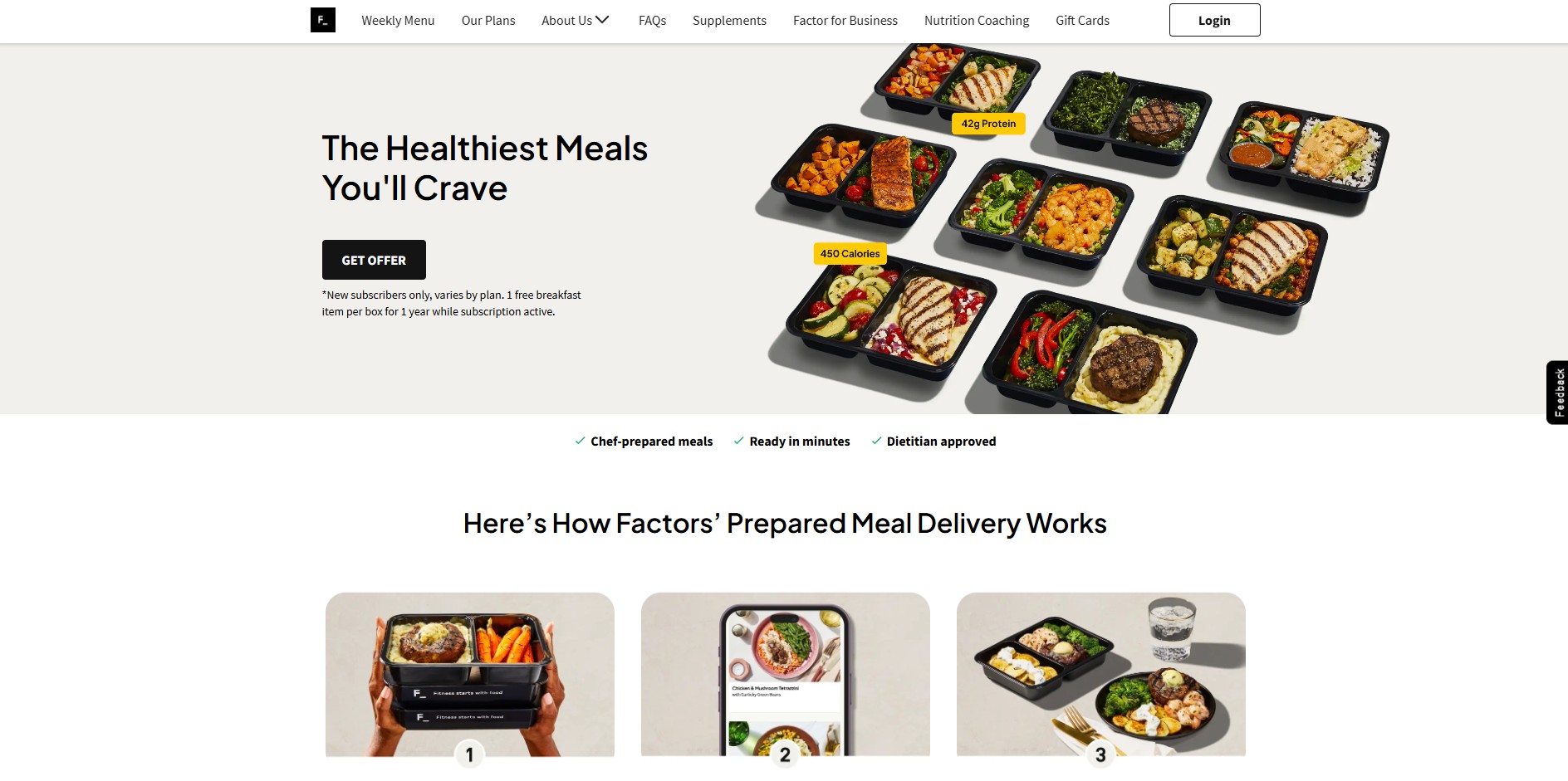 Programme d'affiliation Factor Meals
