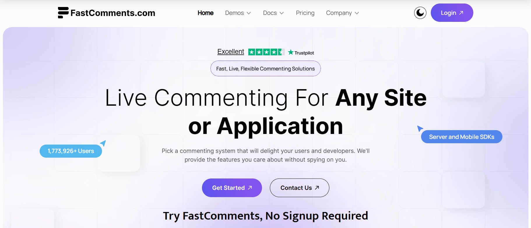 Programme d’affiliation FastComments