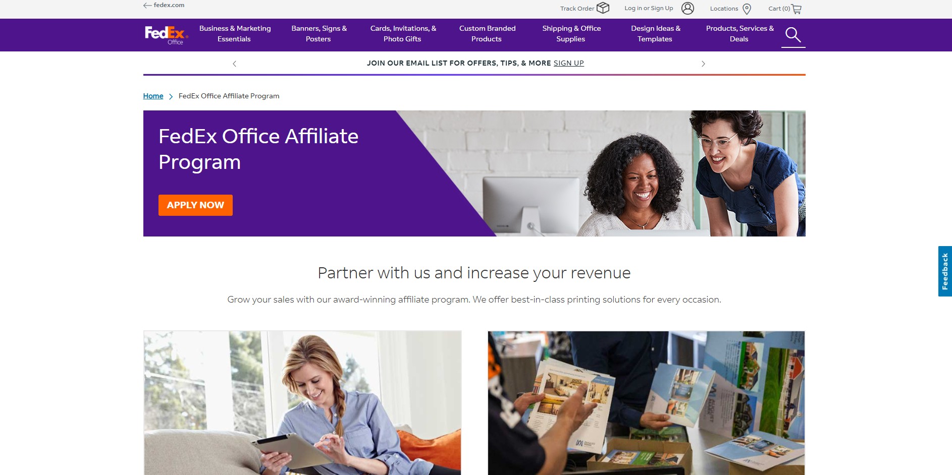 Programme d'affiliation FedEx