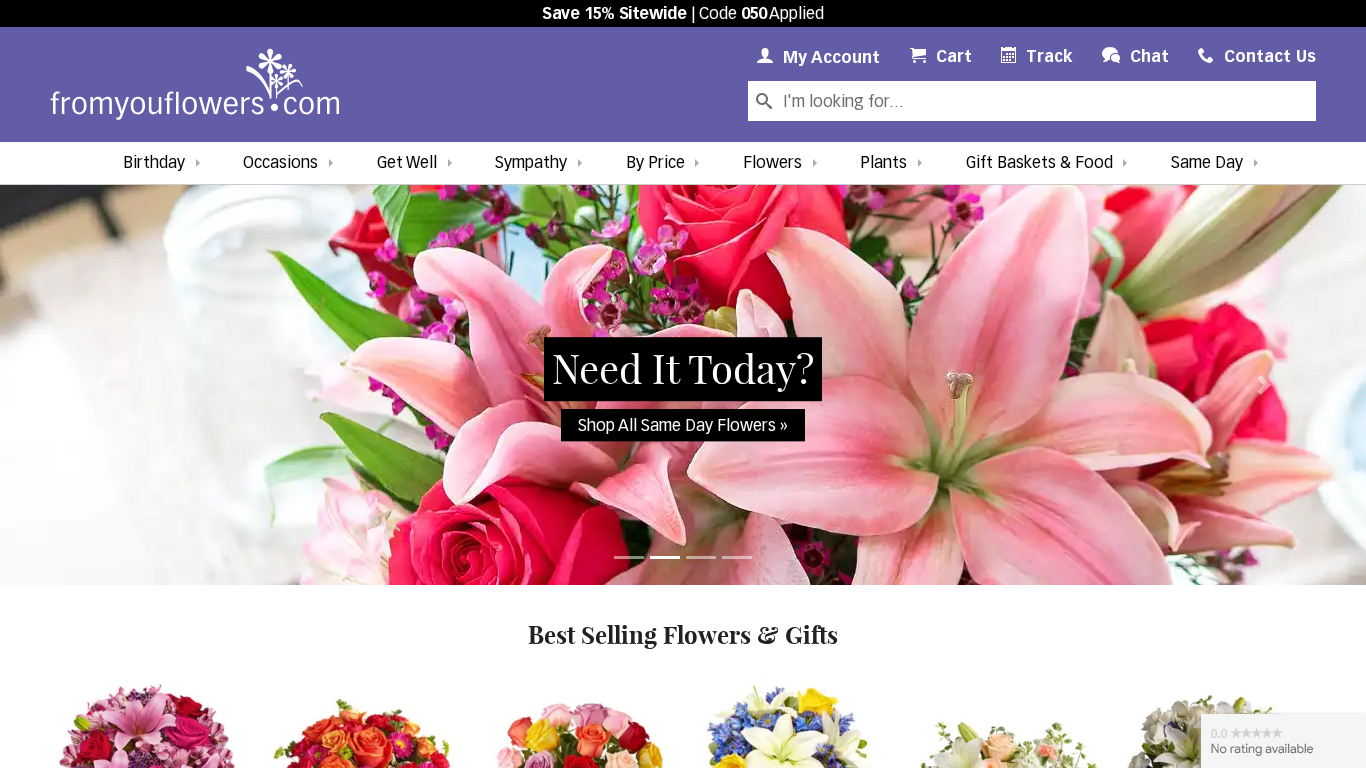 Programme d'affiliation From You Flowers