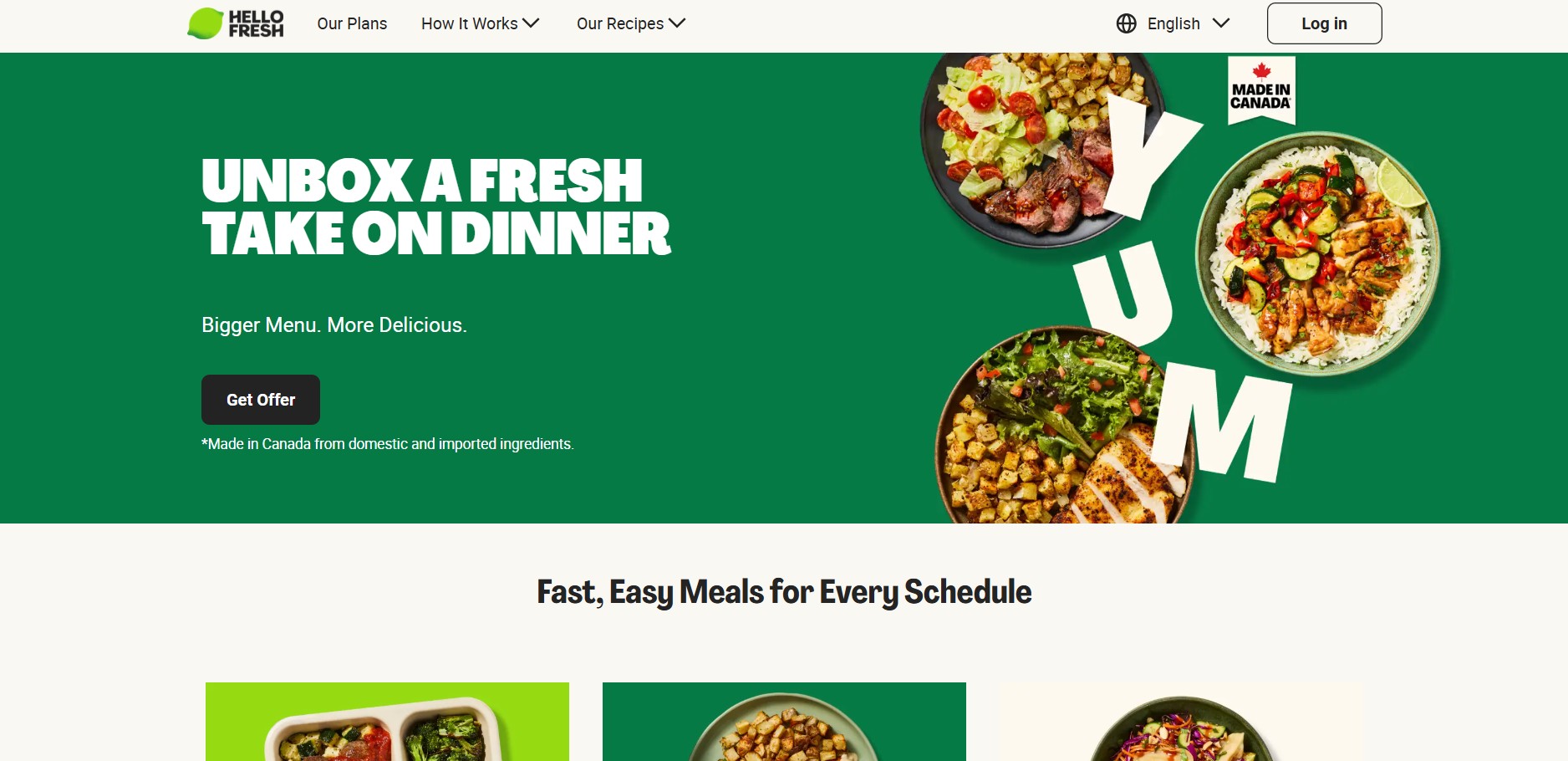 Programme d'affiliation HelloFresh Canada